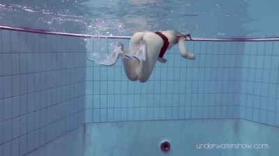 small tits video from Underwater Show