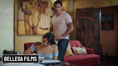 Ryan Driller and Gina Valentina babe video from Bellesa Films