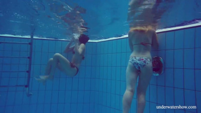 Marusia and Melisa teen (18+) action from Underwater Show