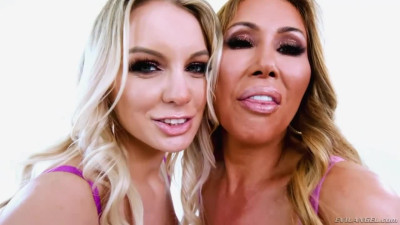 Kianna Dior and Kenzie Taylor big tits porn from Jonni Darkko by Evil Angel