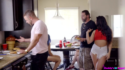 Whitney Wright legs on shoulders movie from Daddys Lil Angel by Nubiles Porn