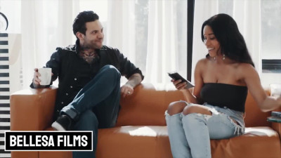 Jenna Foxx and Small Hands butt screw from Bellesa Films