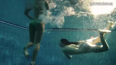 blonde scene from Underwater Show