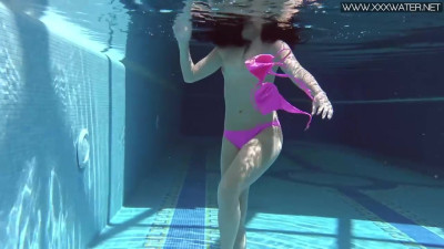 Jessica Lincoln solo female screw from Underwater Show