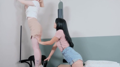 Sofi Li masturbation action from She Made Us Lesbians by 1 pass