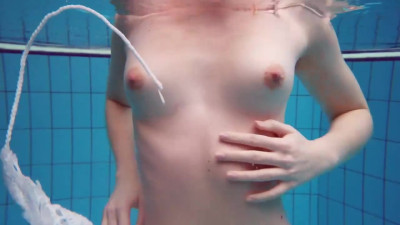 small tits video from Underwater Show