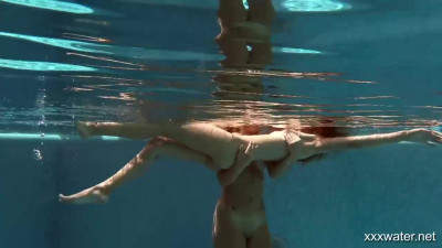 brunette scene from Underwater Show