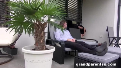 Rita Black and Bella Angel big ass action from Grandparents X by Adult Prime